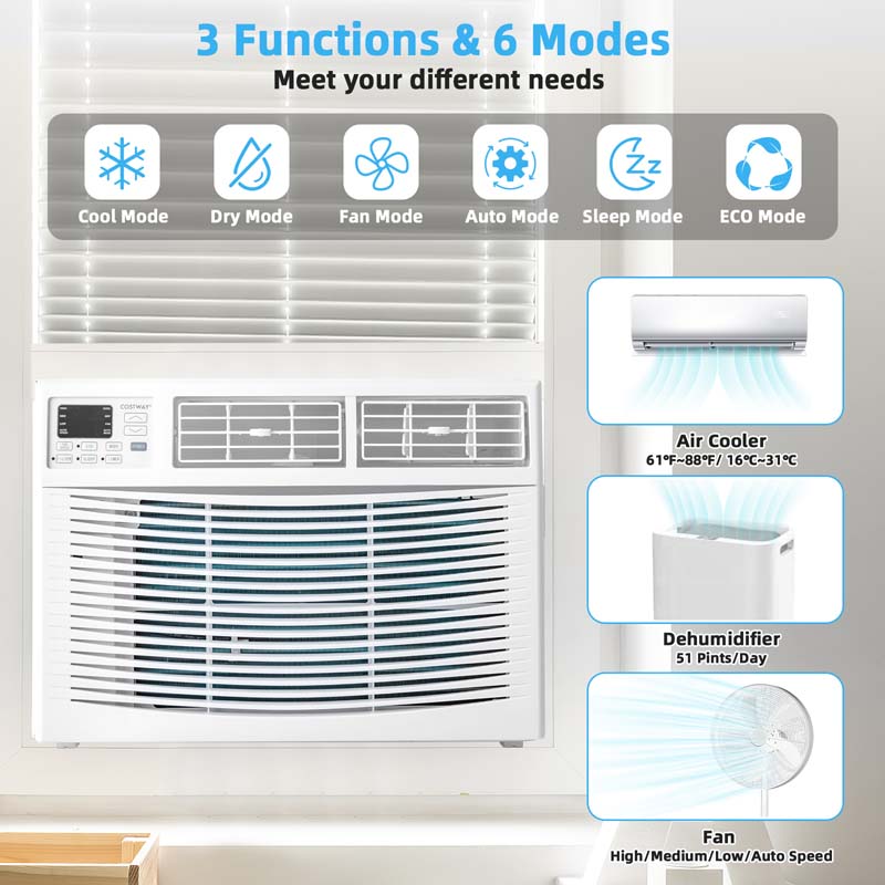 Eletriclife 10000 BTU Window Air Conditioner
