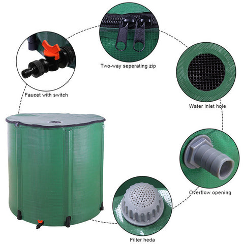 Features of 200 Gallon Rain Barrel