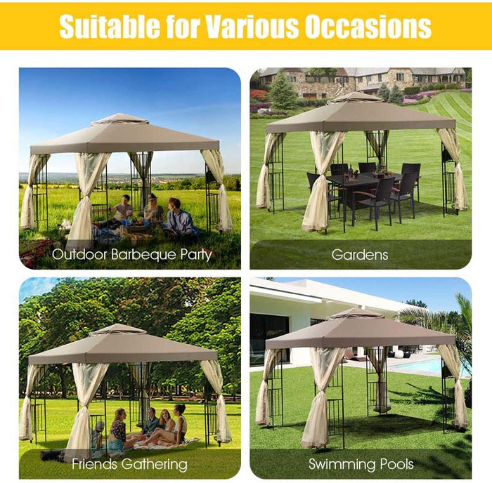 Eletriclife 10 x 10 FT Outdoor Screw-free Structure Canopy Tent