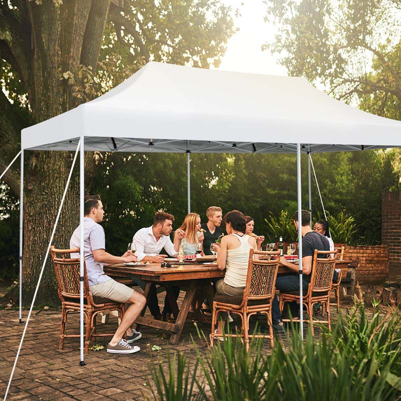 Eletriclife 10 x 20 Feet Outdoor Pop-Up Patio Folding Canopy Tent
