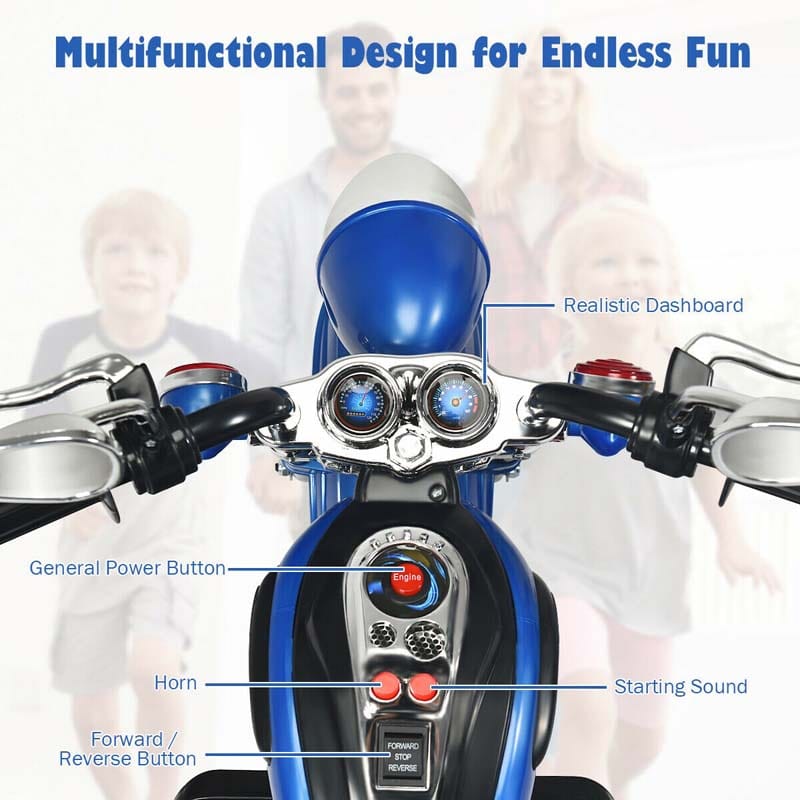 Eletriclife 6V 3 Wheel Kids Motorcycle