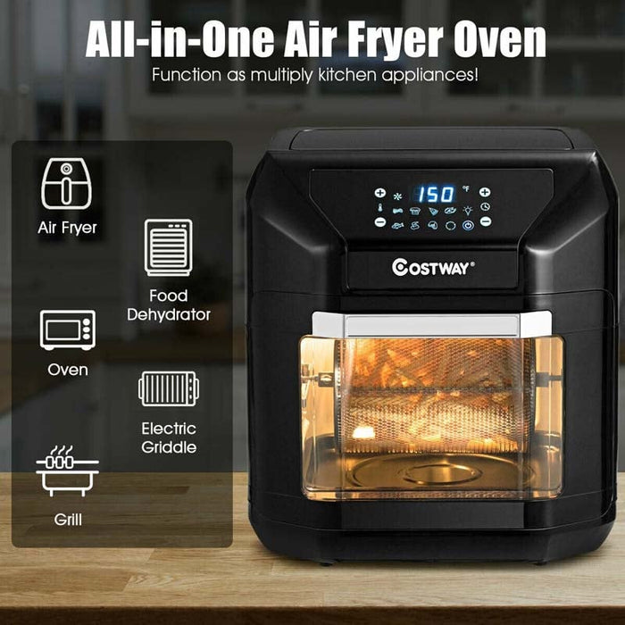 7-in-1 10.6 QT Air Fryer Toaster Oven