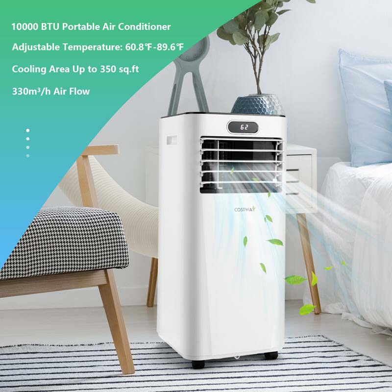Eletriclife 10000 BTU Portable Air Conditioner with Remote Control