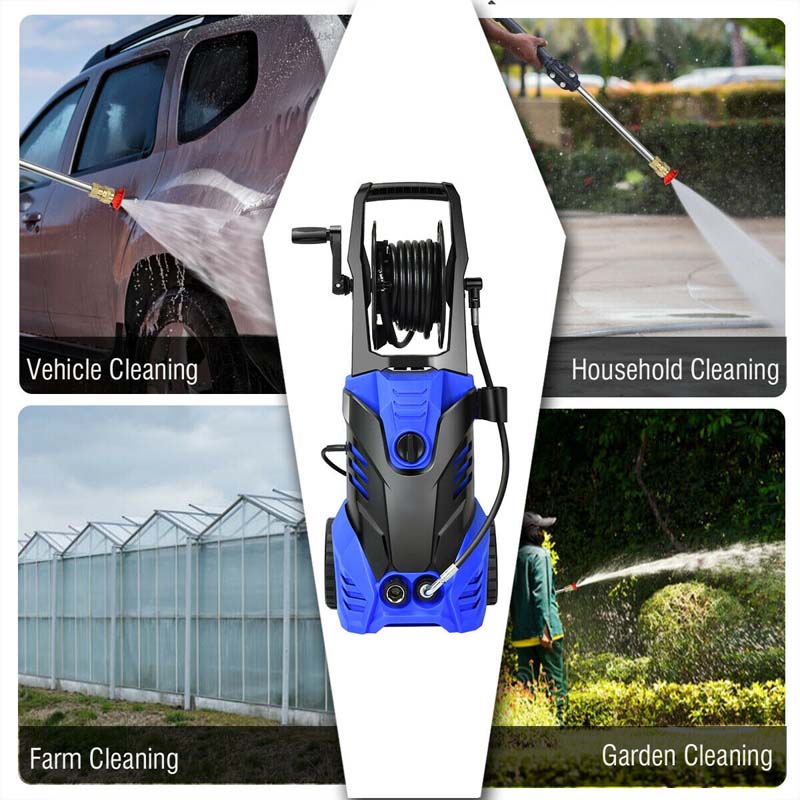 Eletriclife 3000PSI Electric Portable High Power Washer with 5 Nozzles