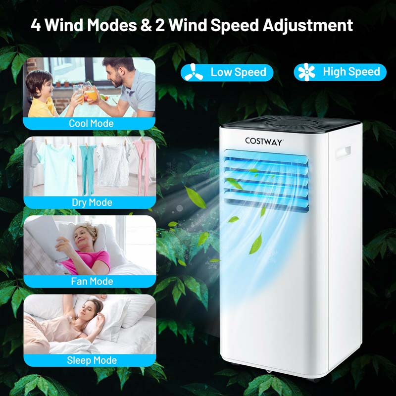Eletriclife Portable Air Conditioner 10000 BTU Air Cooler Dehumidifier