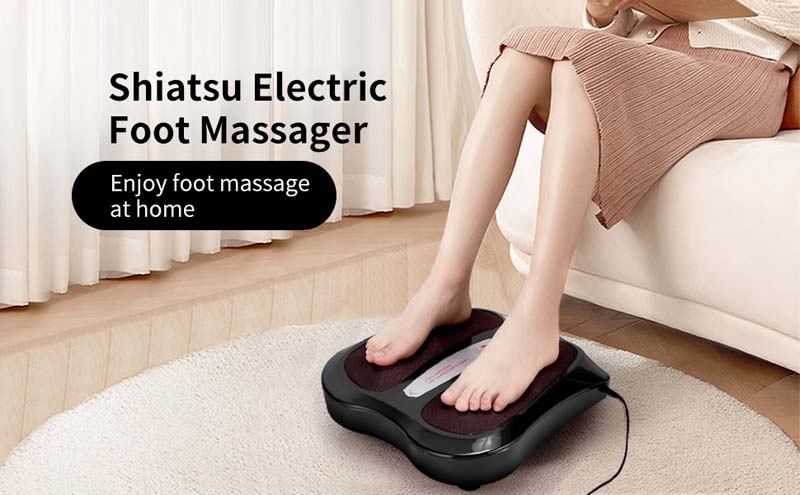 Eletriclife Shiatsu Heated Electric Kneading Foot and Back Massager