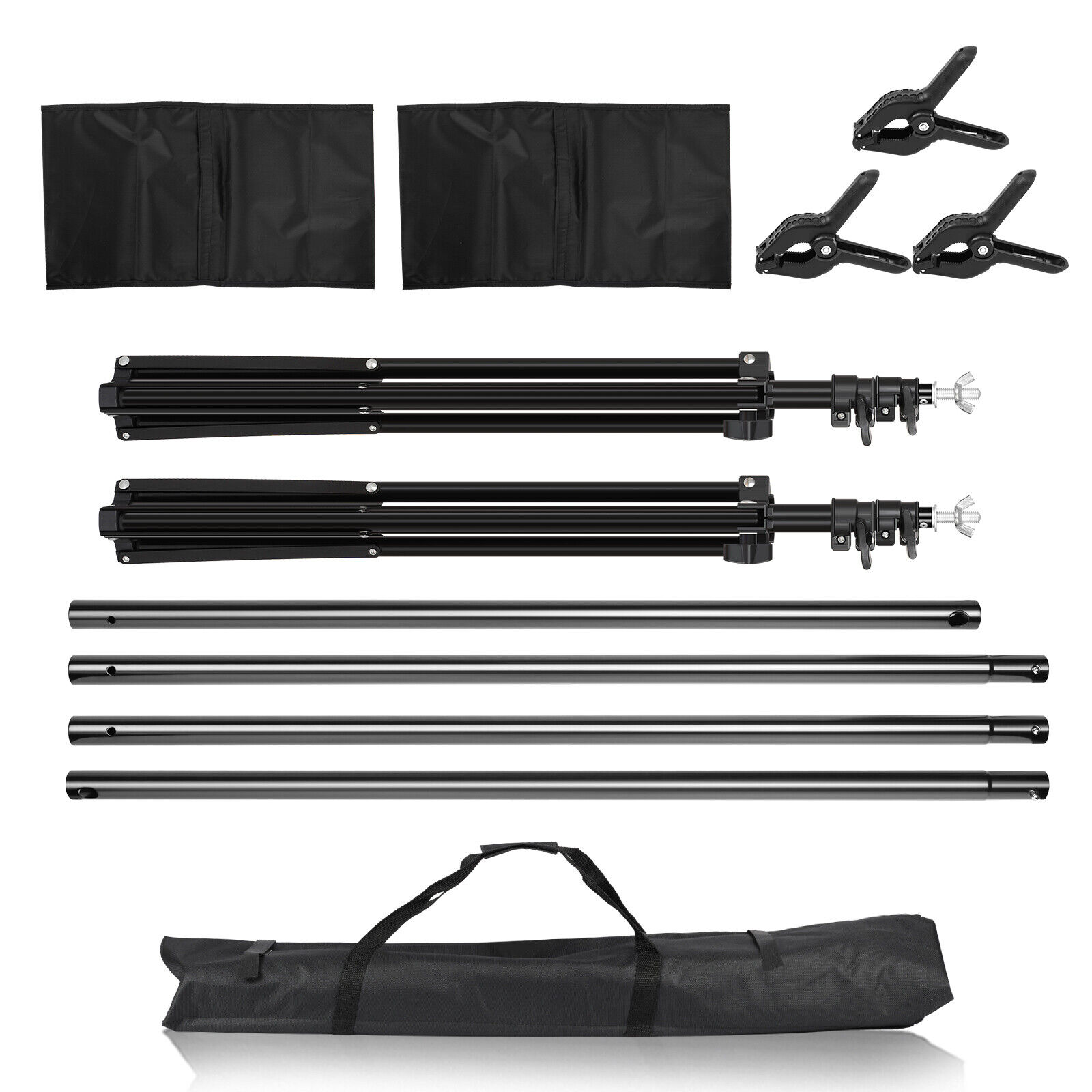 Image 31 - 10ft Heavy Duty Photo Video Studio Backdrop Background Support Stand with Bag